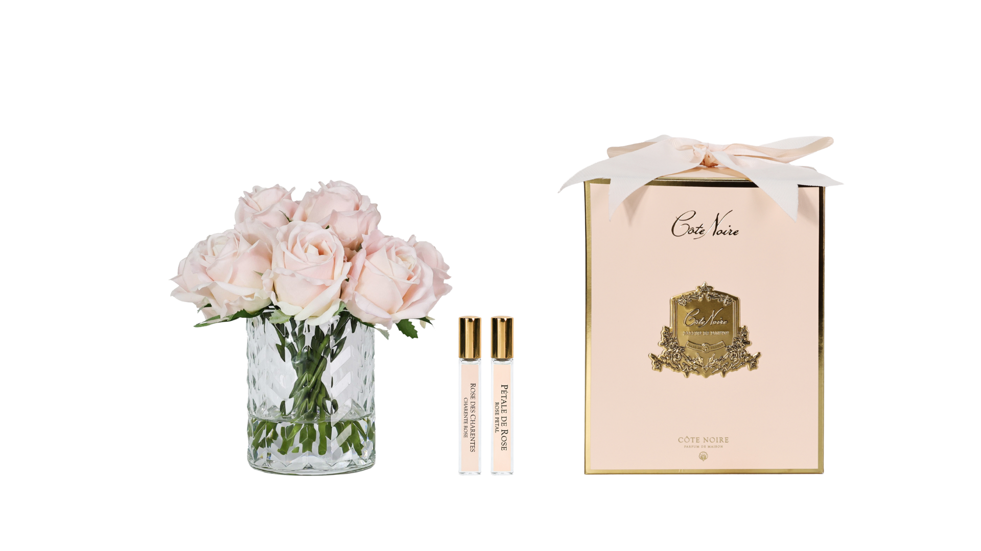 Côte Noire Garden Rose bouquet parfumé rose blush