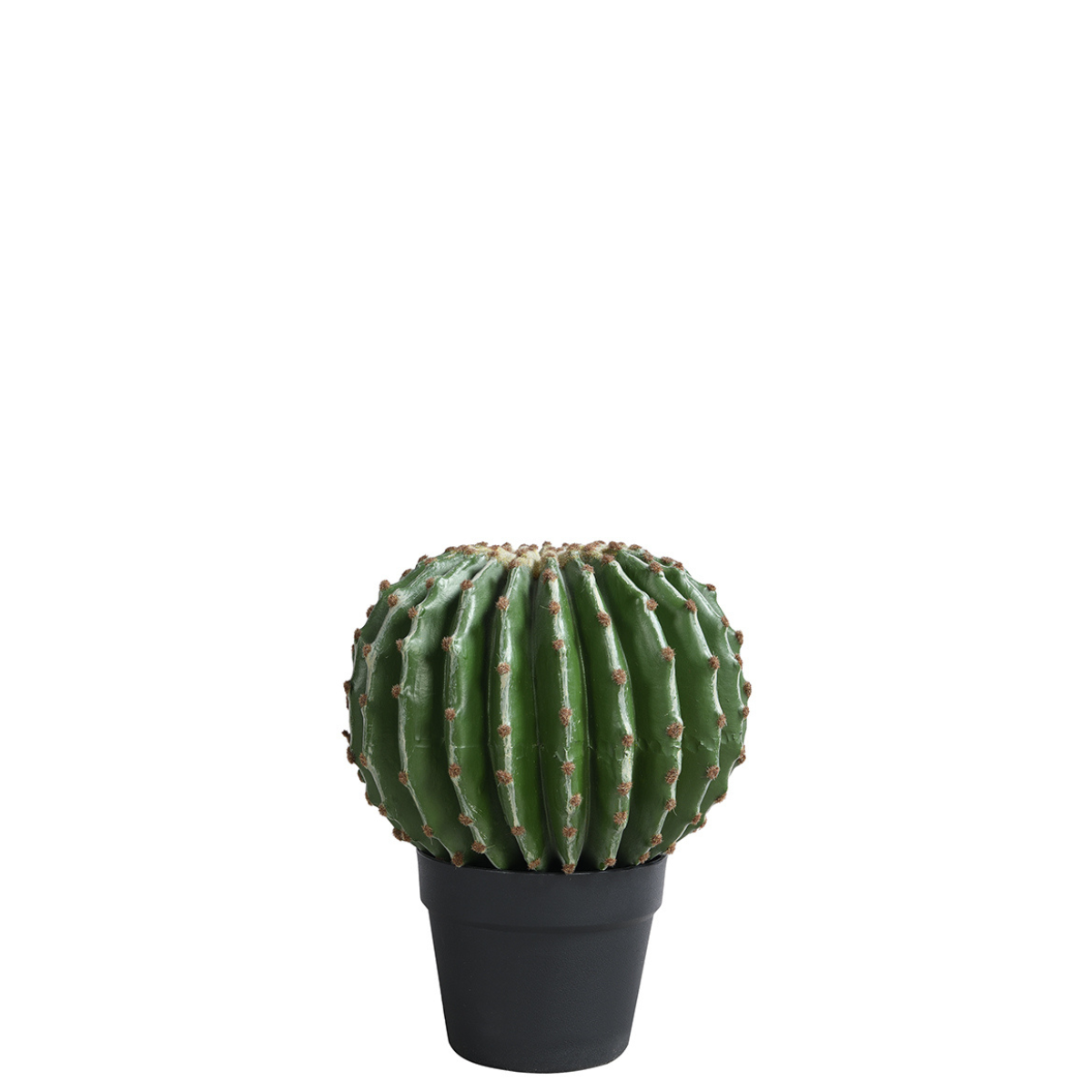 Sia Home Cactus rond artificiel vert pot 31 cm