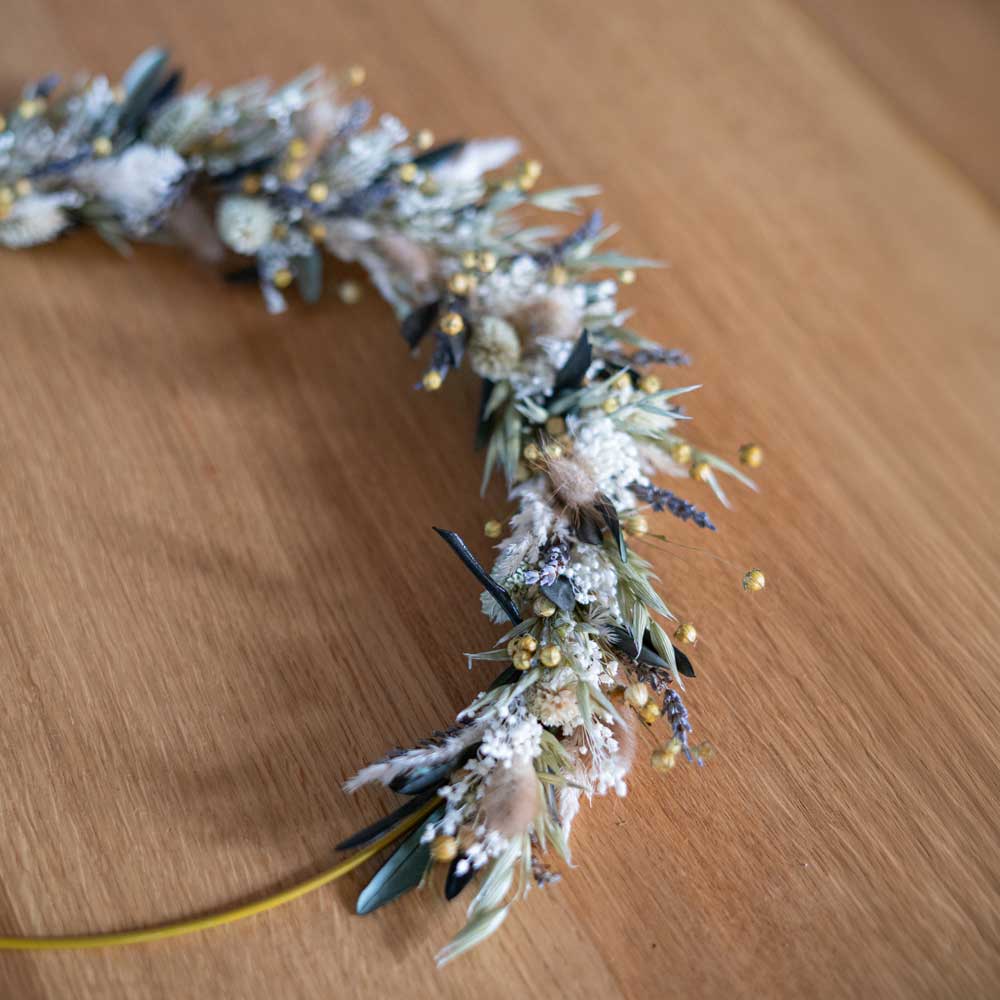 Flowrette kit DIY couronne murale Lombok cercle 30 cm