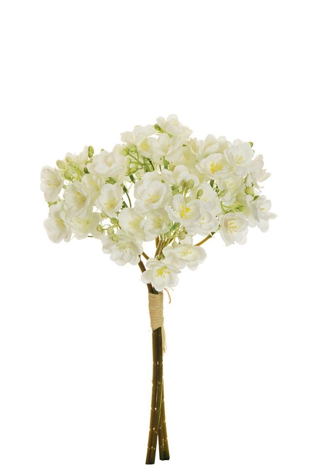 Feuillazur Rungis Bouquet saponaria rose 39cm fleur artificielle