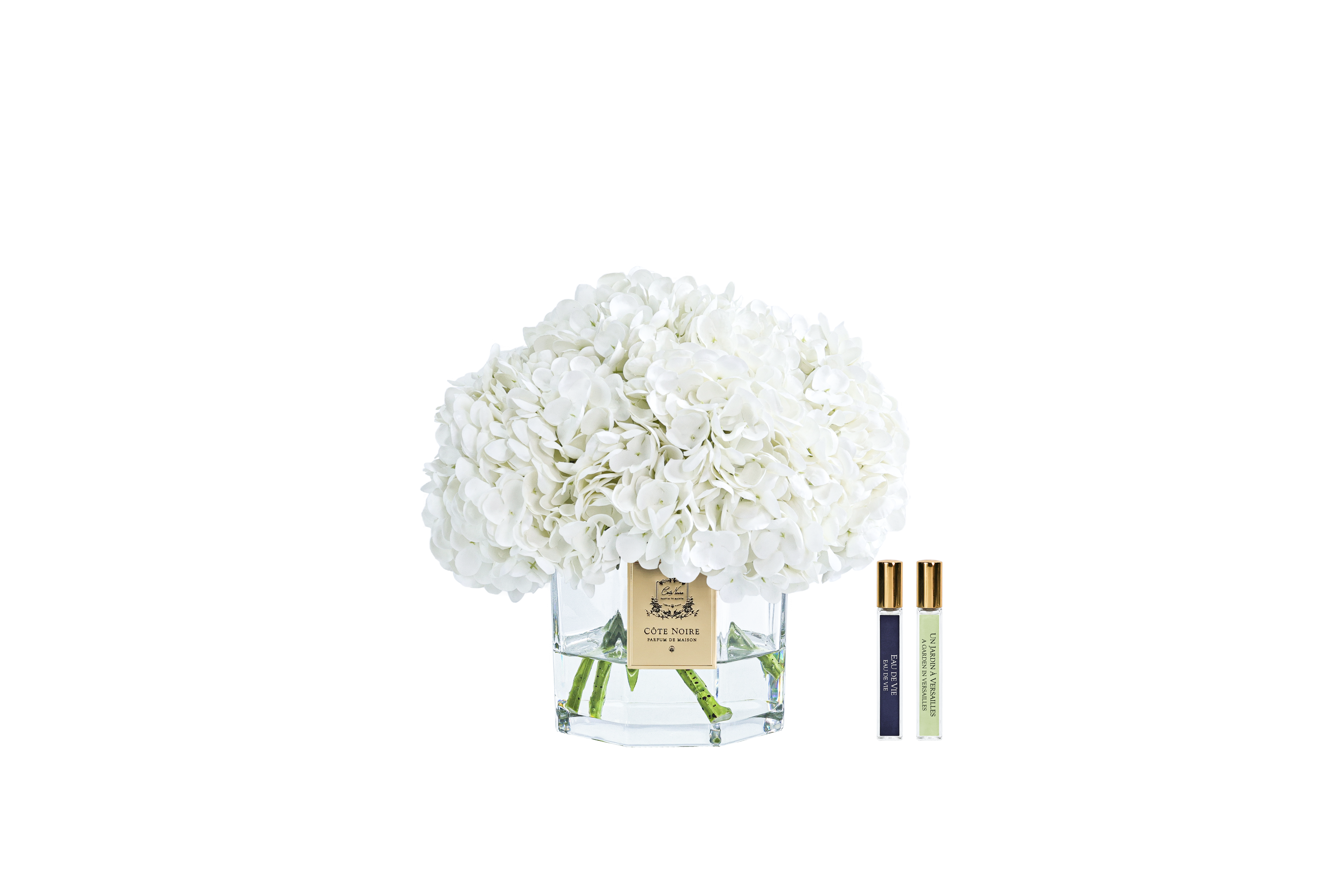Côte Noire Hydrangeas CHB01 bouquet ivoire artificiel