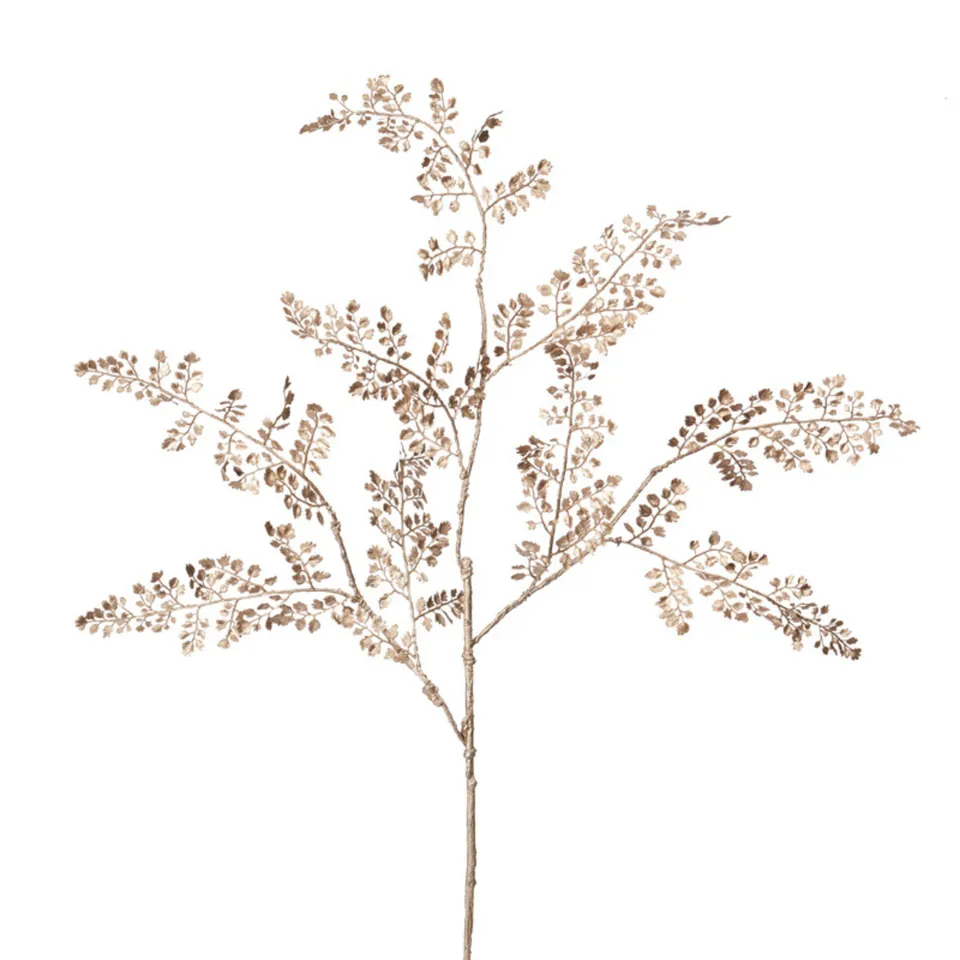 Sia Feuillages artificiels Fougère 83 cm feuillage artificiel argenté