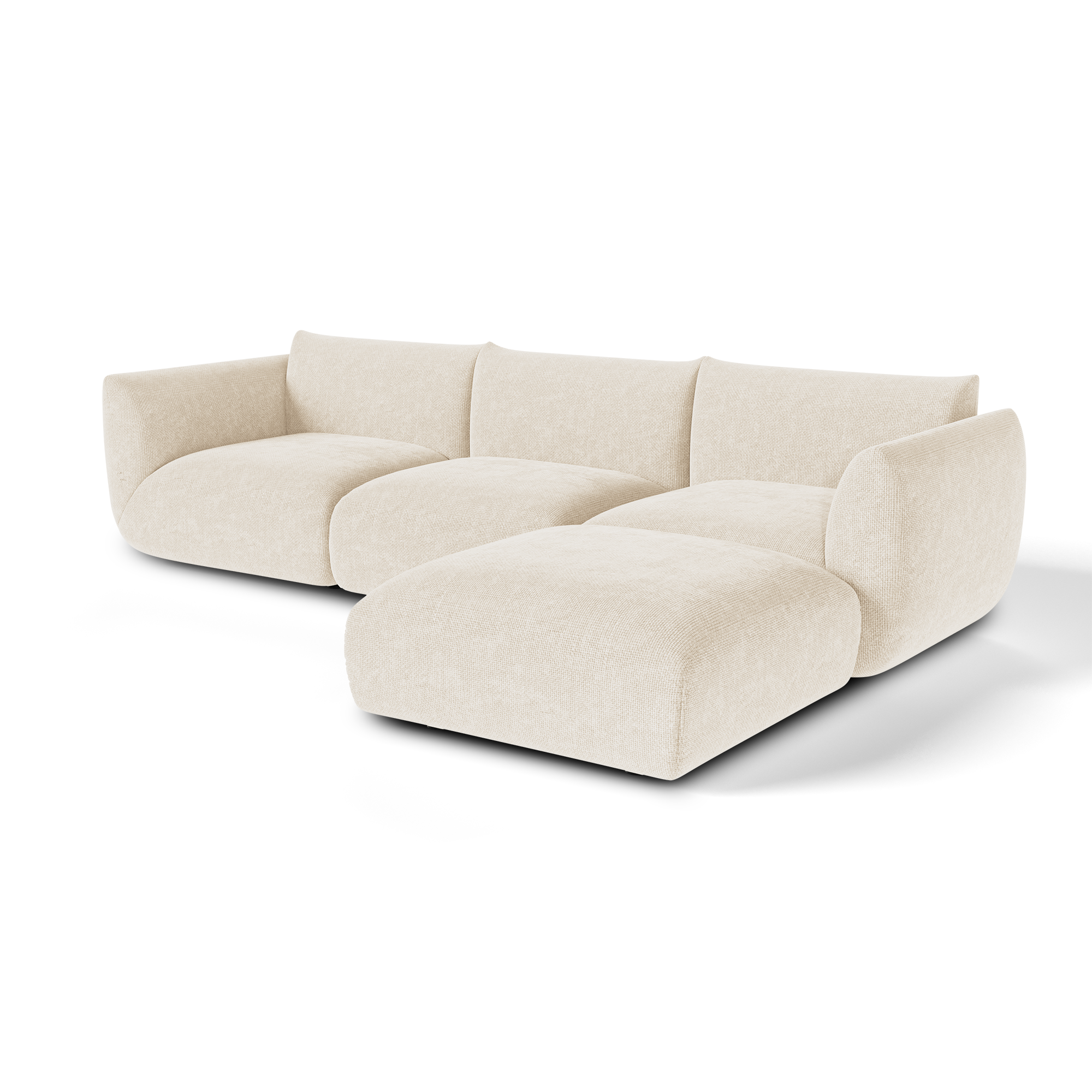 Sia Home Nooma canapé angle modulable 5-6 places salon