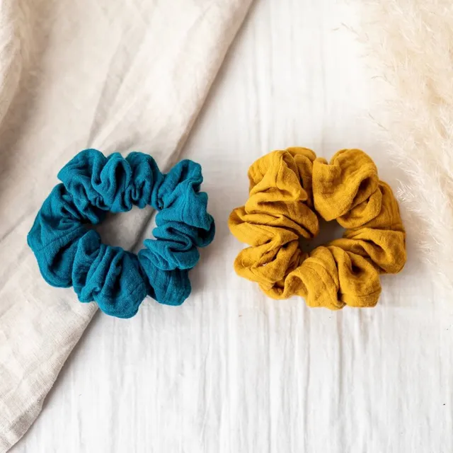 Flowrette Bijoux et accessoires duo chouchous gaze coton