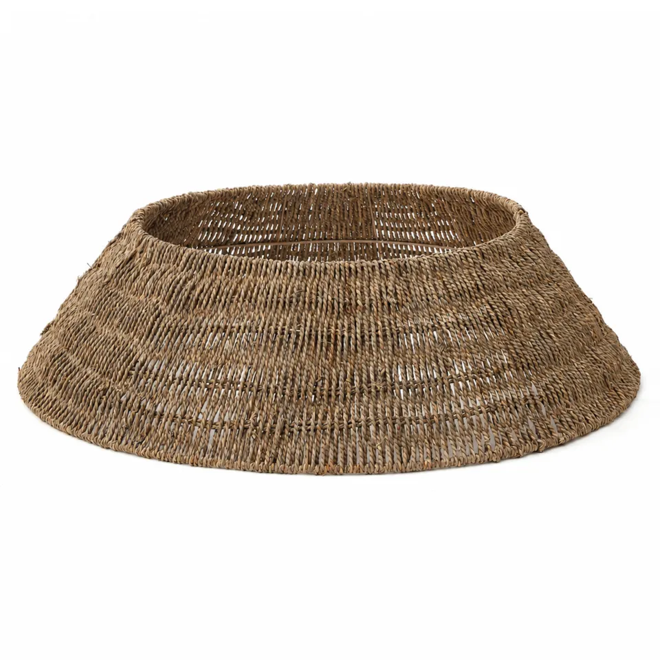 Sia Home Cache-Pied Sapin 90 cm Fibre Marron