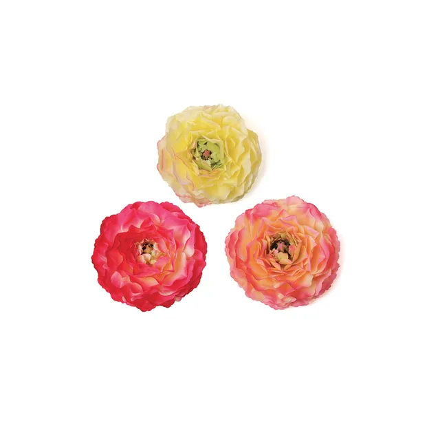Sia Home Mix fleurs 10 cm rose lot 3 têtes