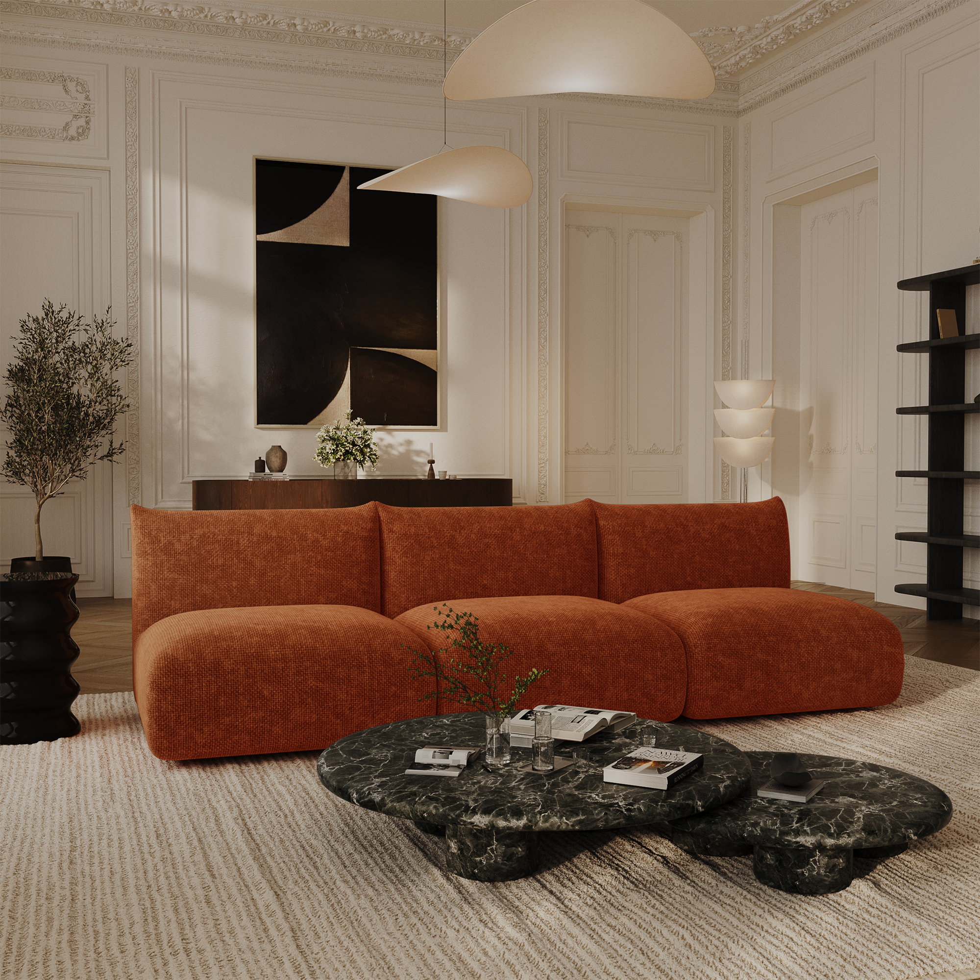 Sia Home Nooma canapé modulable 4-5 places 291 cm
