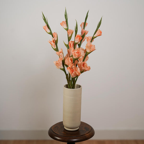 Flowrette Glaïeul champagne fleur artificielle tige