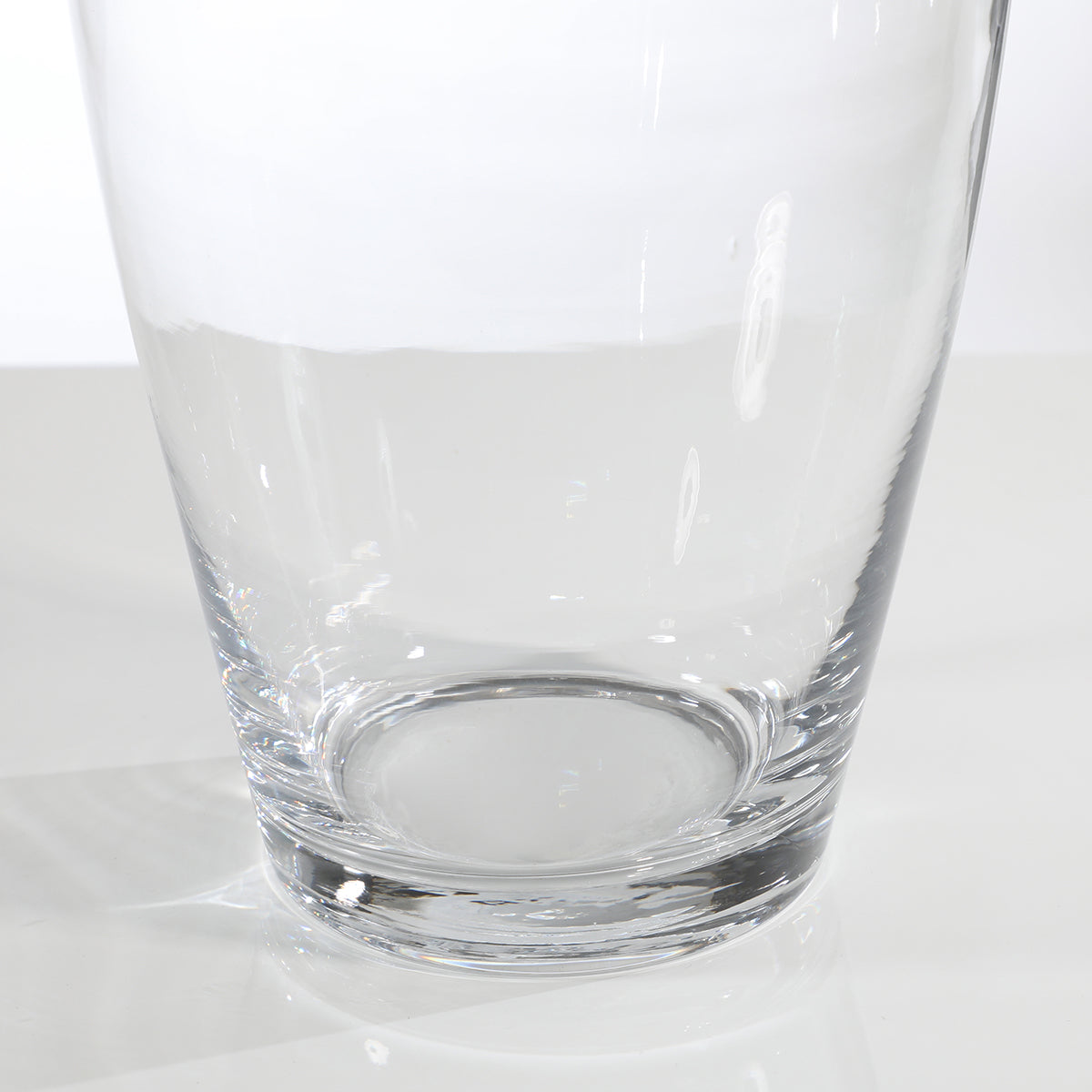 Sia Home Évasé vase transparent verre 27 cm