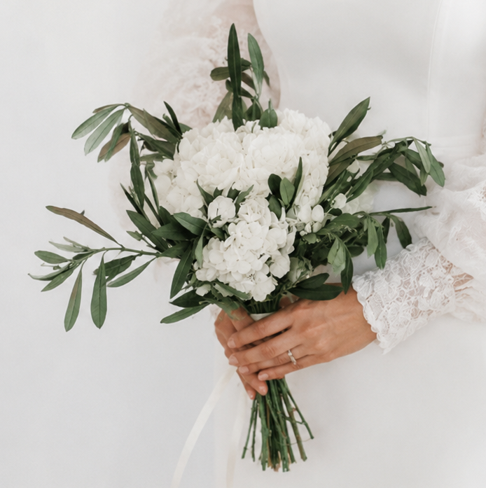 Ateliers Ouchamp Rue de Provence bouquet mariée stabilisé L 30 cm