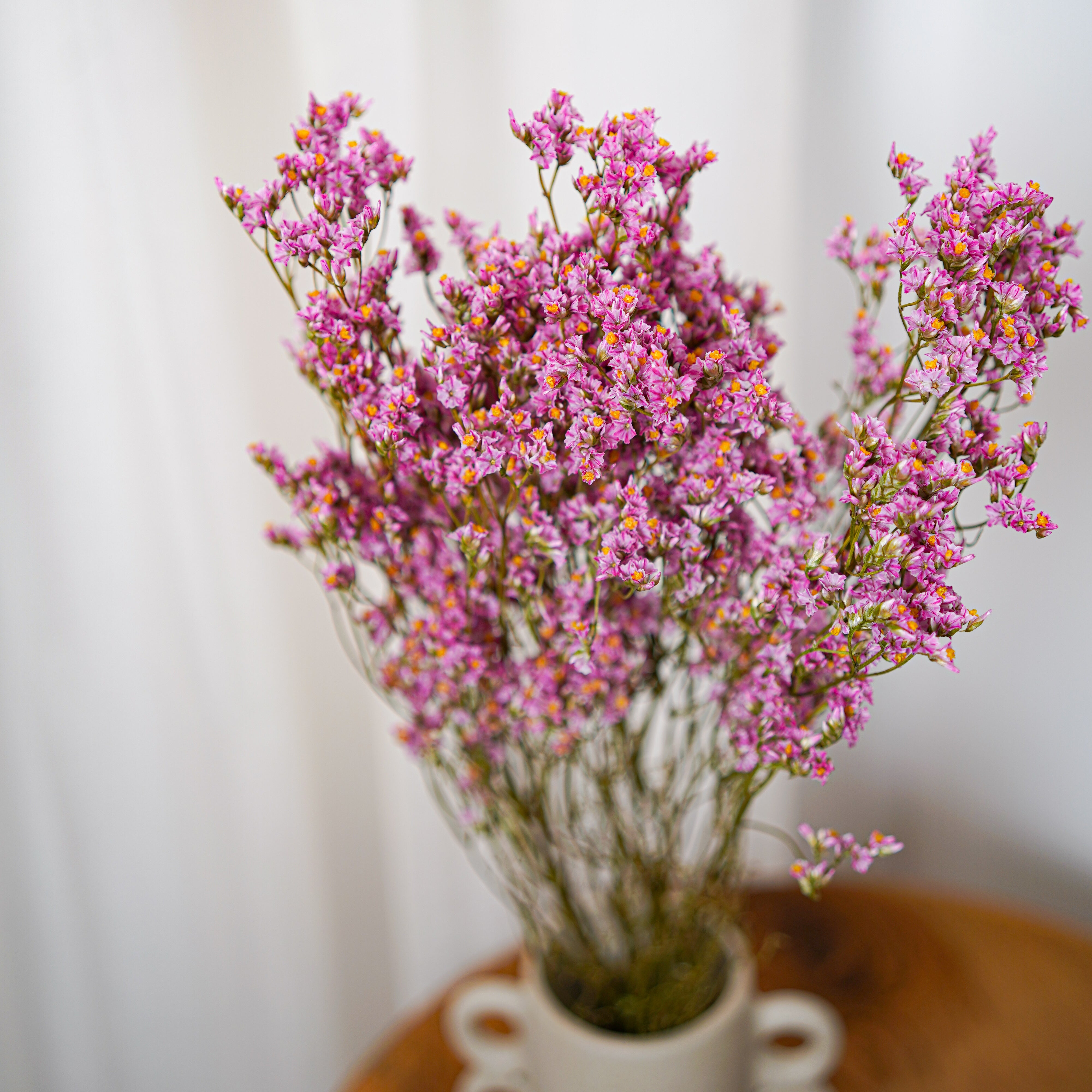 Flowrette Limonium botte fleurs séchées rose clair