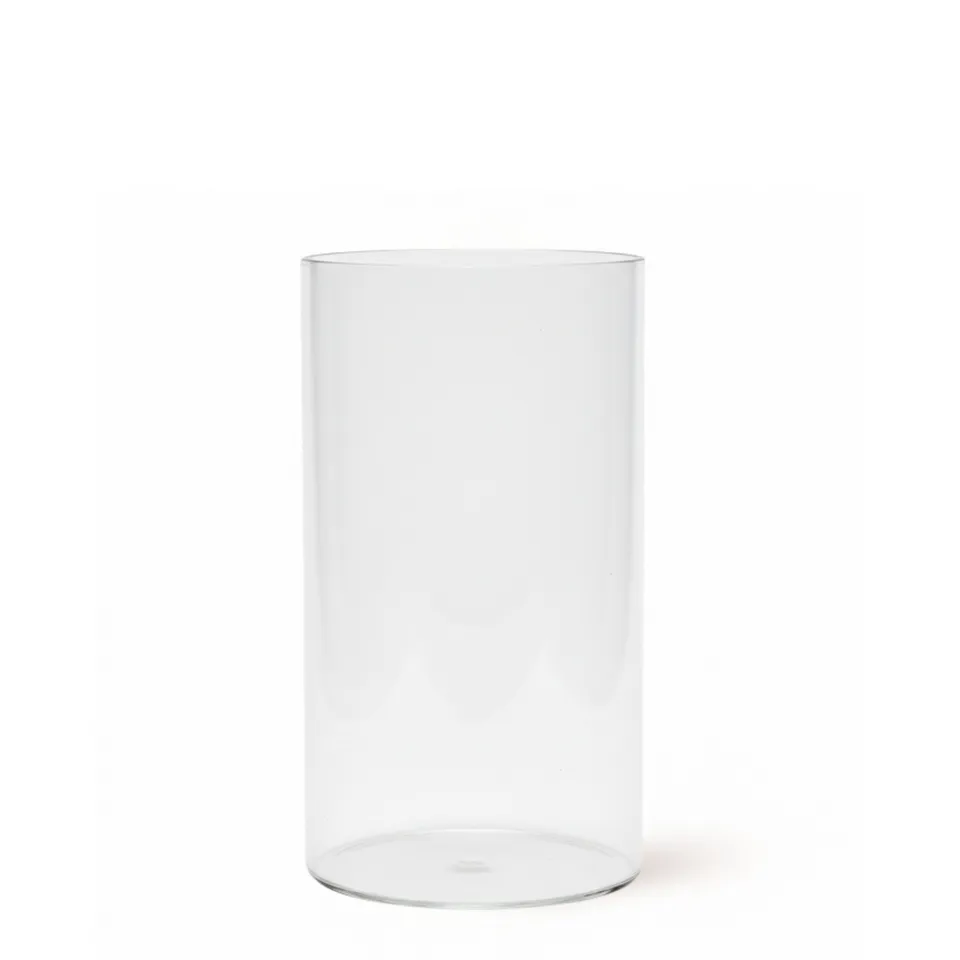 Sia Home Halo photophore transparent 20 cm verre 2-en-1