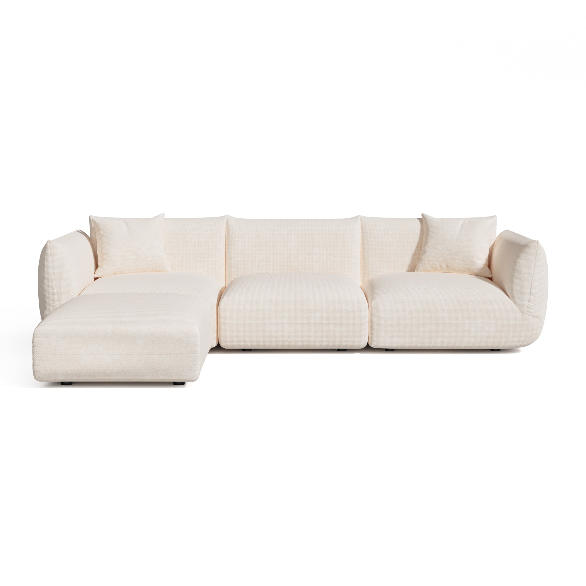 Sia Home Nooma canapé angle modulable 5-6 places salon