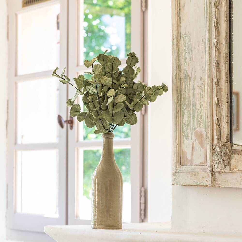 Flowrette Eucalyptus cinerea papier vert olive x1