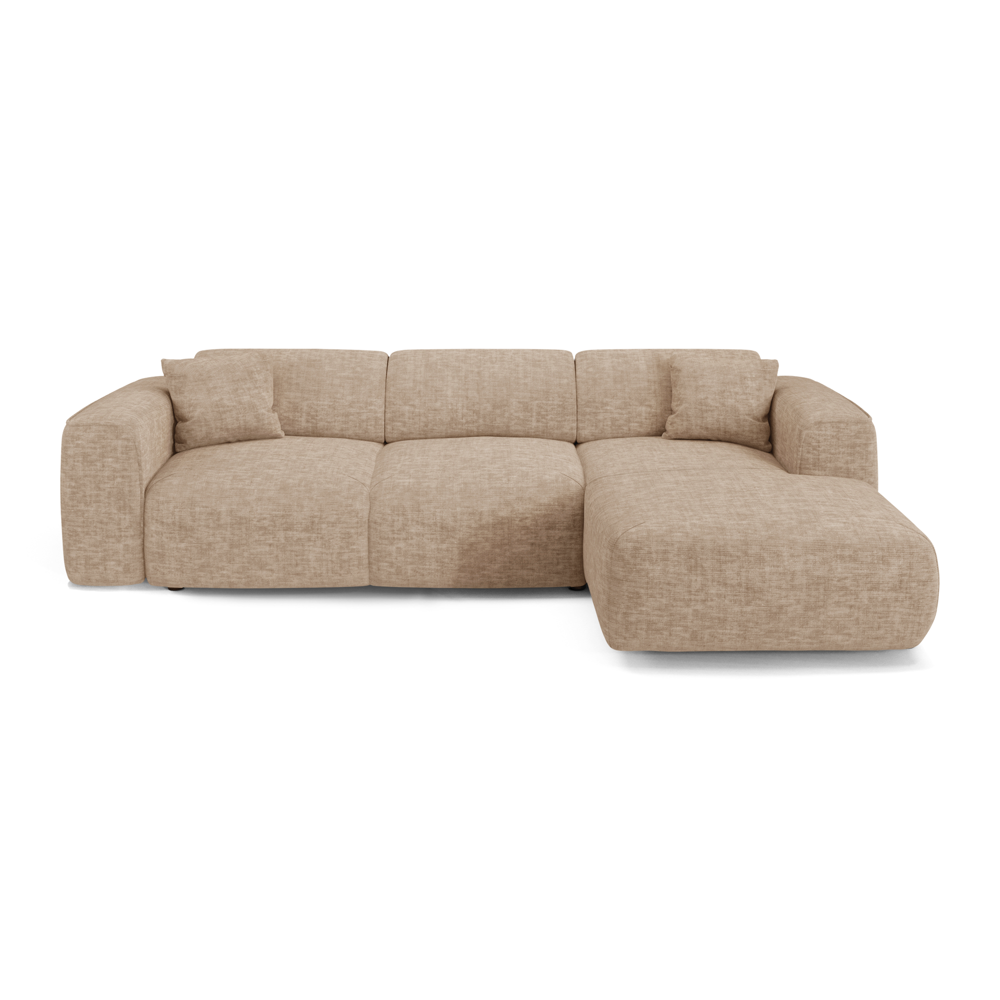 Sia Home Yuma canapé convertible angle droit beige