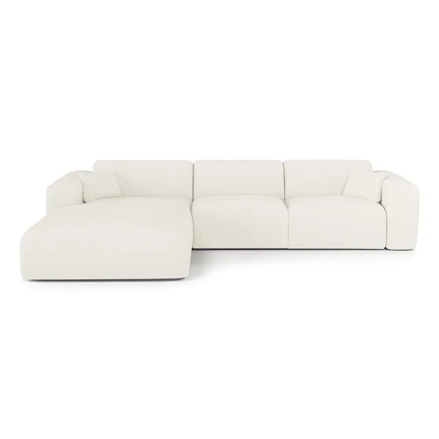 Sia Home Canapés Myra canapé convertible crème angle gauche