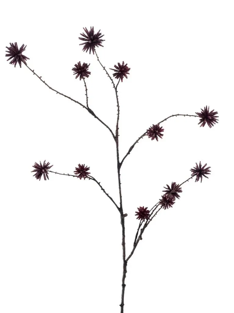 Feuillazur Rungis Common Camptotheca branche artificielle 117cm rouge