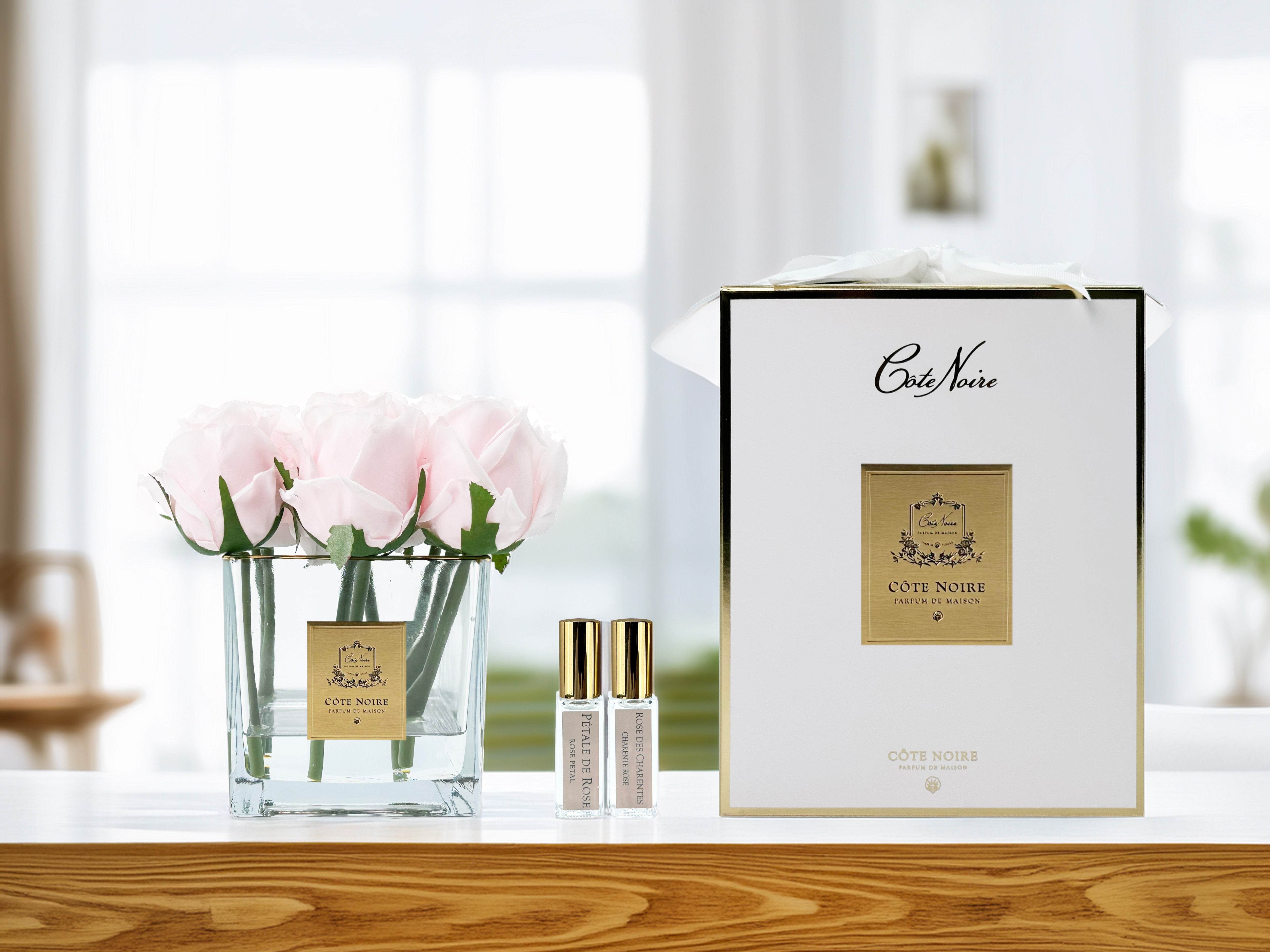 Côte Noire Couture SVC906 bouquet 9 boutons roses french pink