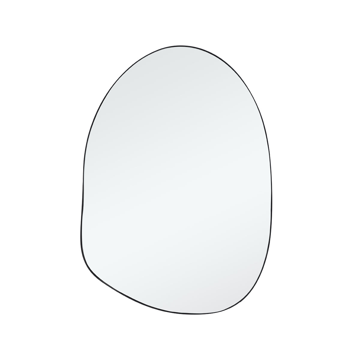 Sia Home Miroirs Organique miroir noir mat 70x50 cm