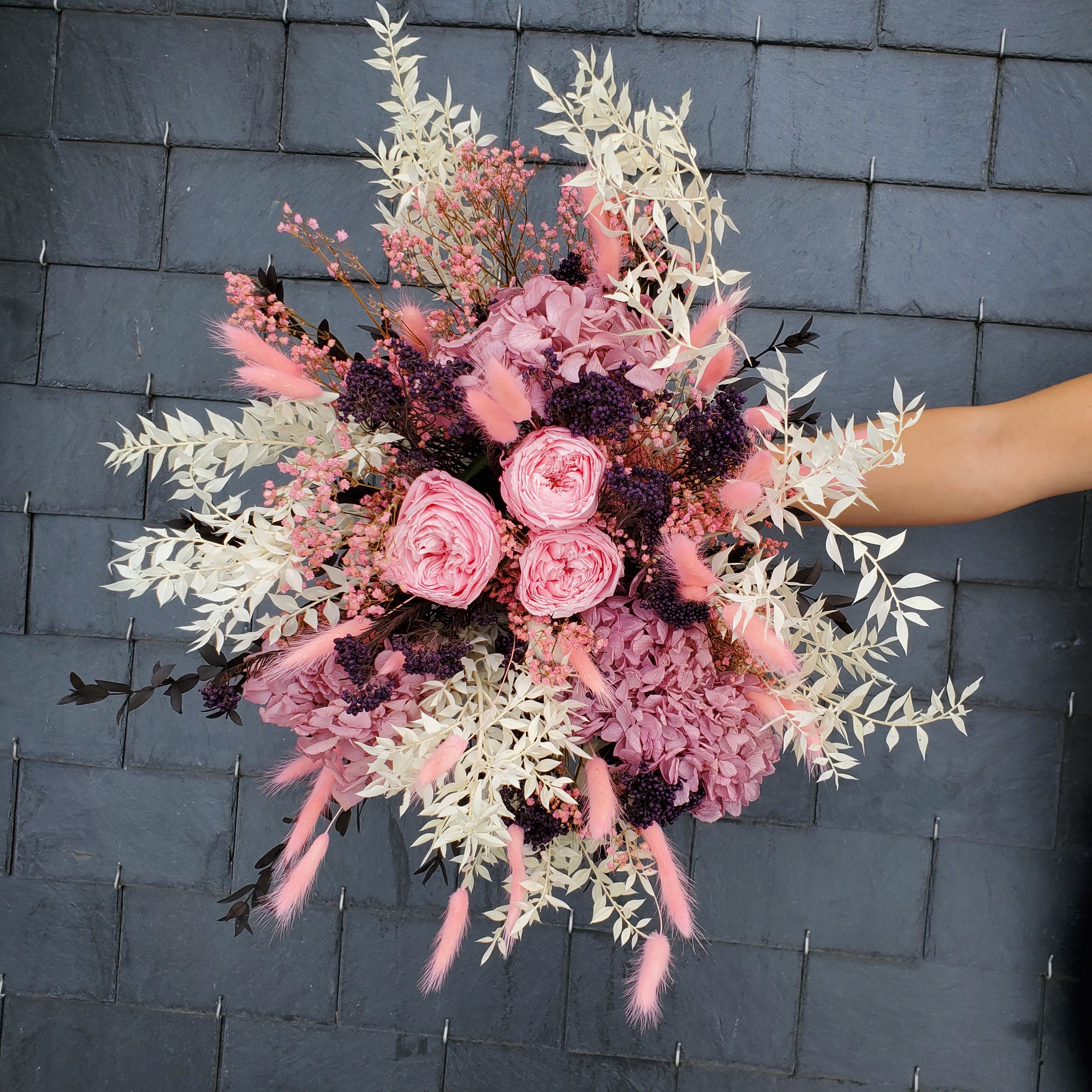 Ateliers Ouchamp Bouquets Rue d'Andigné bouquet 50 cm rose