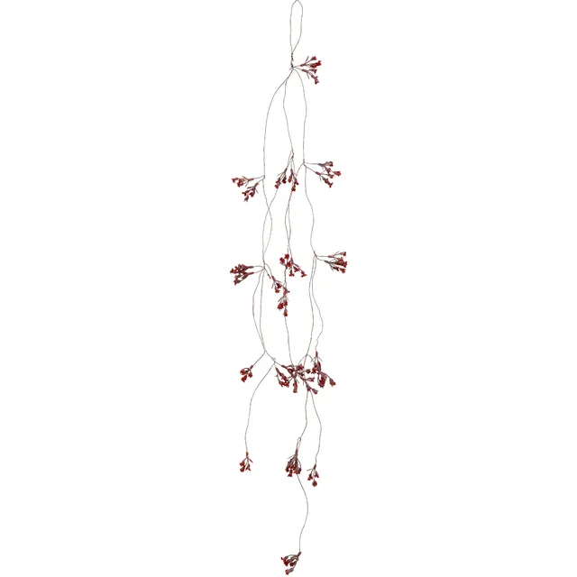 Sia Home Mini Fleurs guirlande artificielle rouge 106 cm