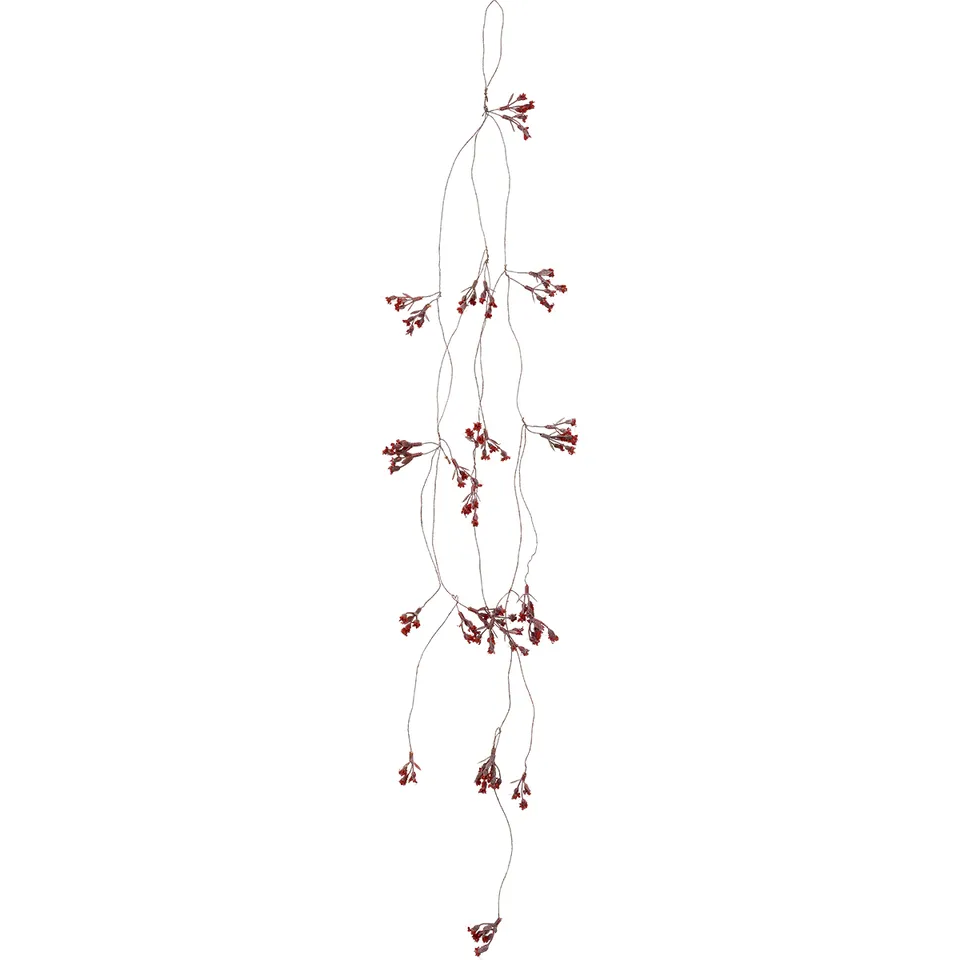 Sia Home Mini Fleurs guirlande artificielle rouge 106 cm