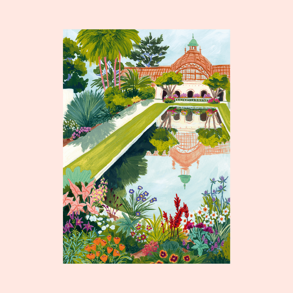 Flowrette Balboa Park puzzle 1000 pièces coloré