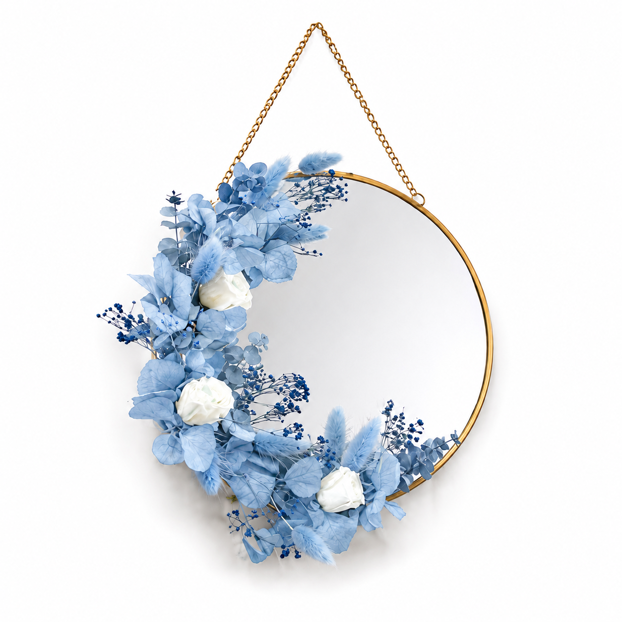 Ateliers Ouchamp Rue Crémieux miroir fleuri S rose stabilisé