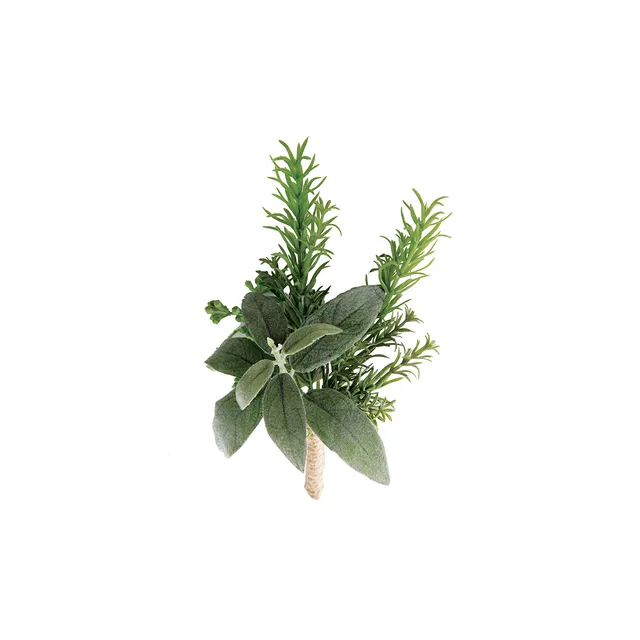 Sia Home Boutonnière artificielle vert 20 cm mariage