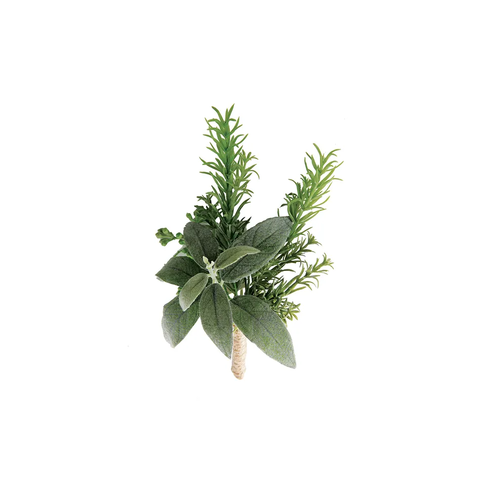 Sia Home Boutonnière artificielle vert 20 cm mariage