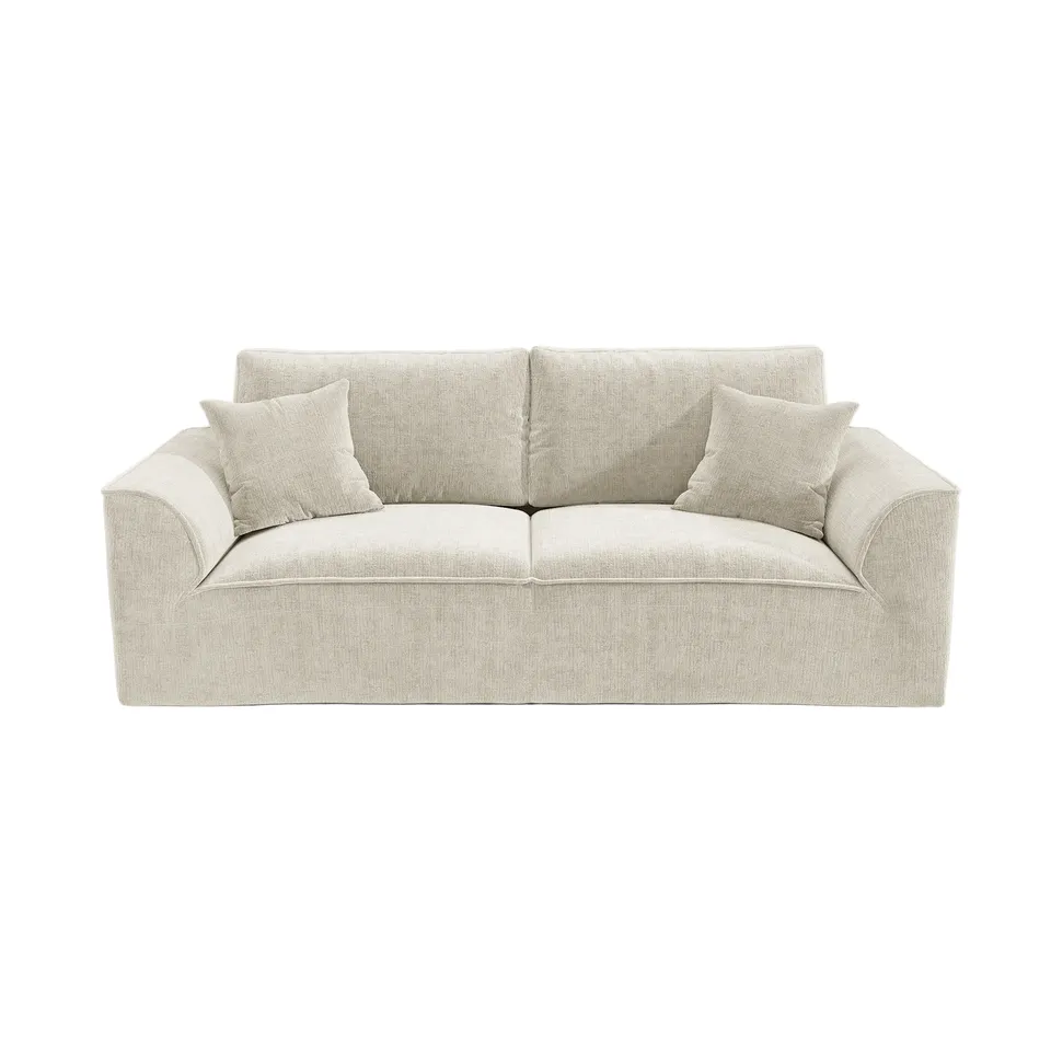 Sia Home PURE canapé 3 places crème velours