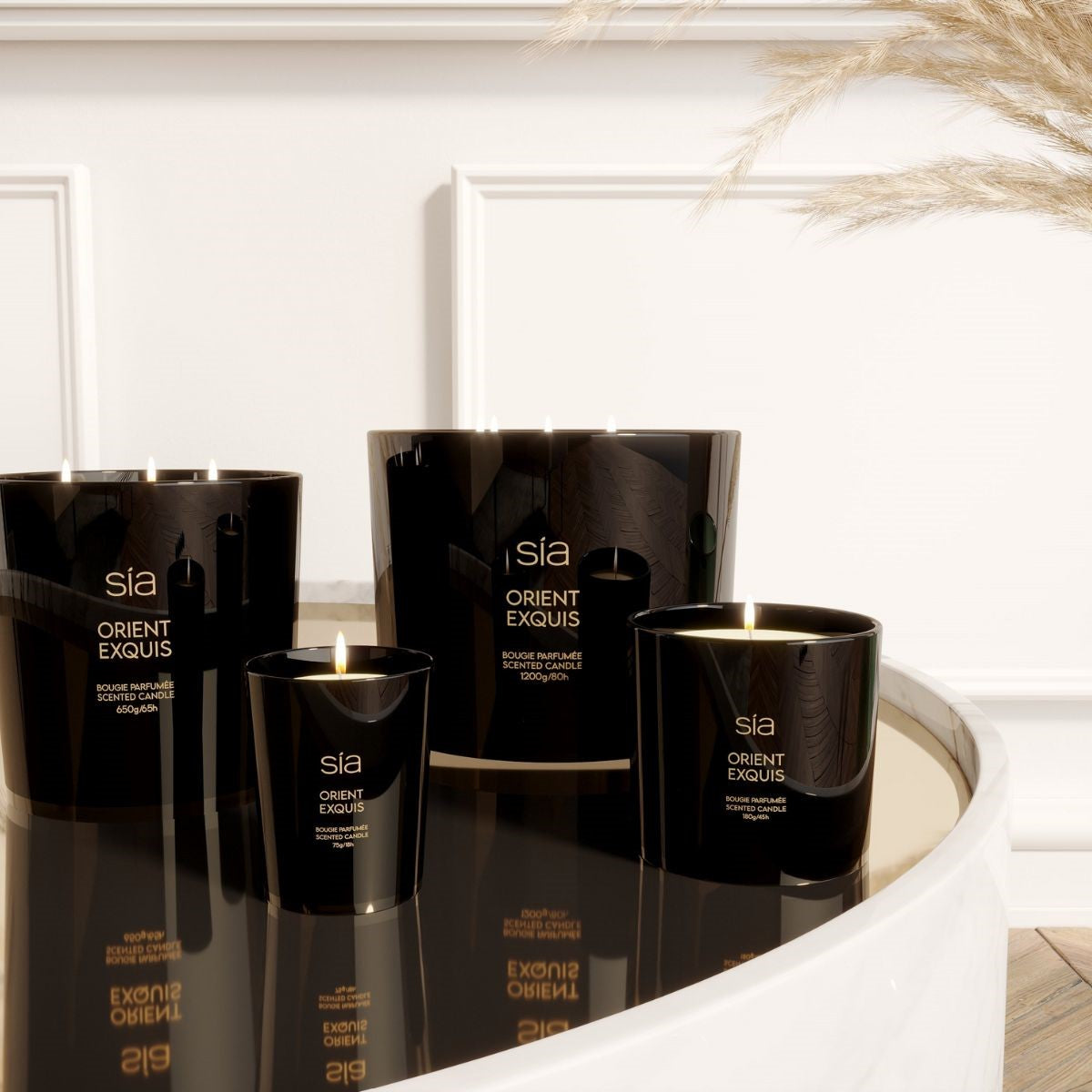 Sia Home Orient Exquis bougie parfumée noire