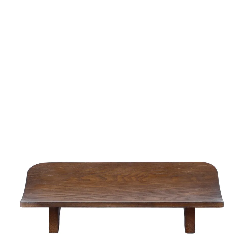 Sia Home Arlo Plateau décoratif sur pieds marron