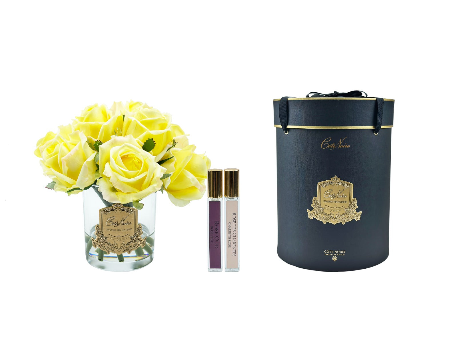 Côte Noire GRB08 fleurs parfumées bouquet roses jaunes