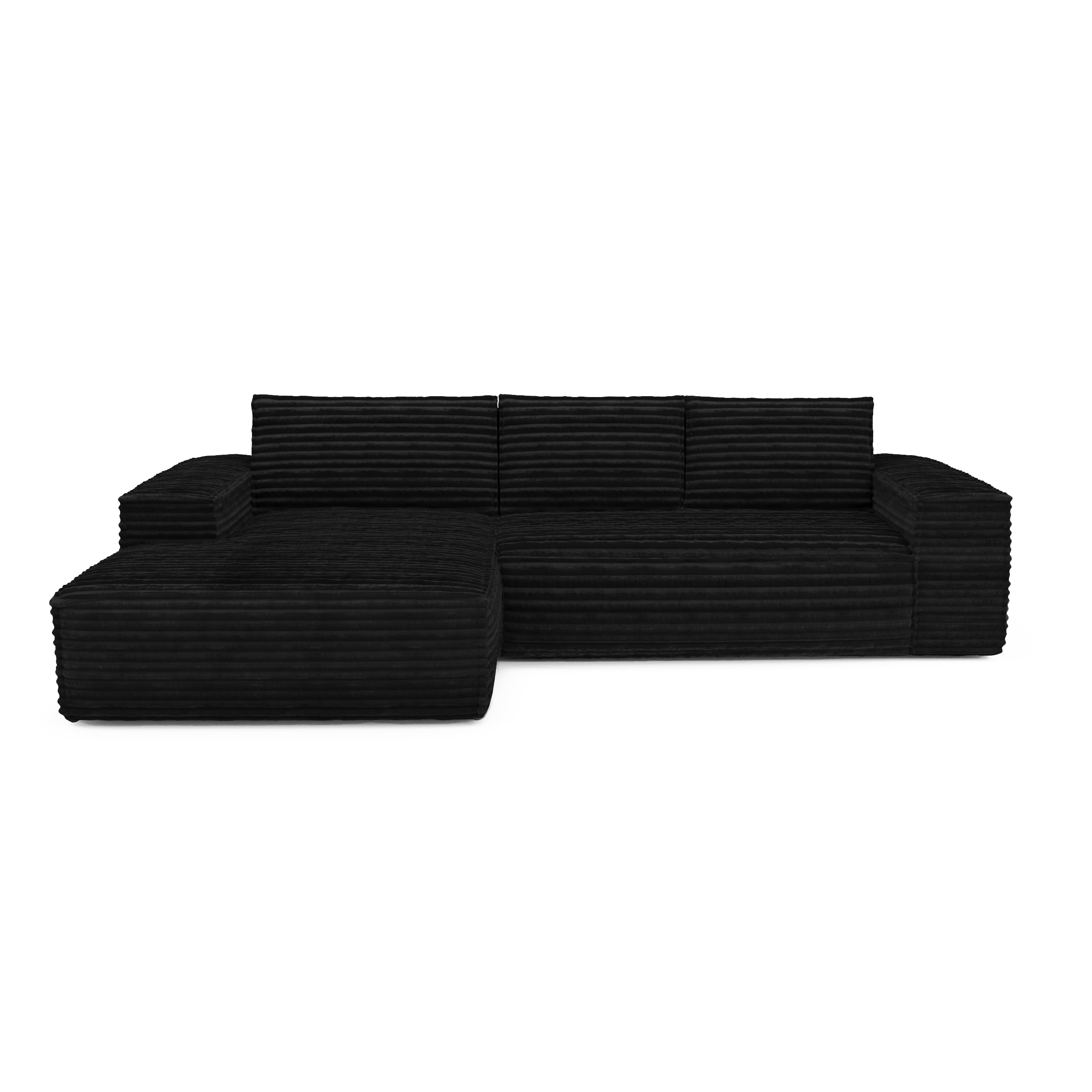 Sia Home Joan canapé convertible angle gauche taupe 5 places