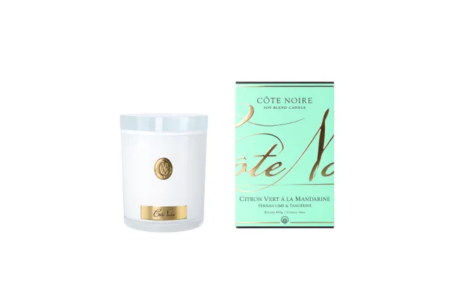 Côte Noire Soy Blend Candles CWG45022 bougie 450g citron vert