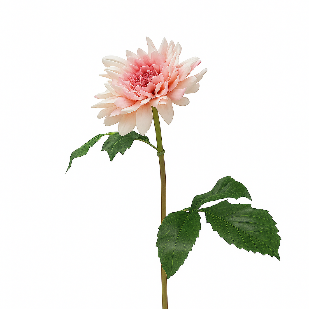 Sia Home Tige Dahlia Premium 50cm fleur artificielle rose