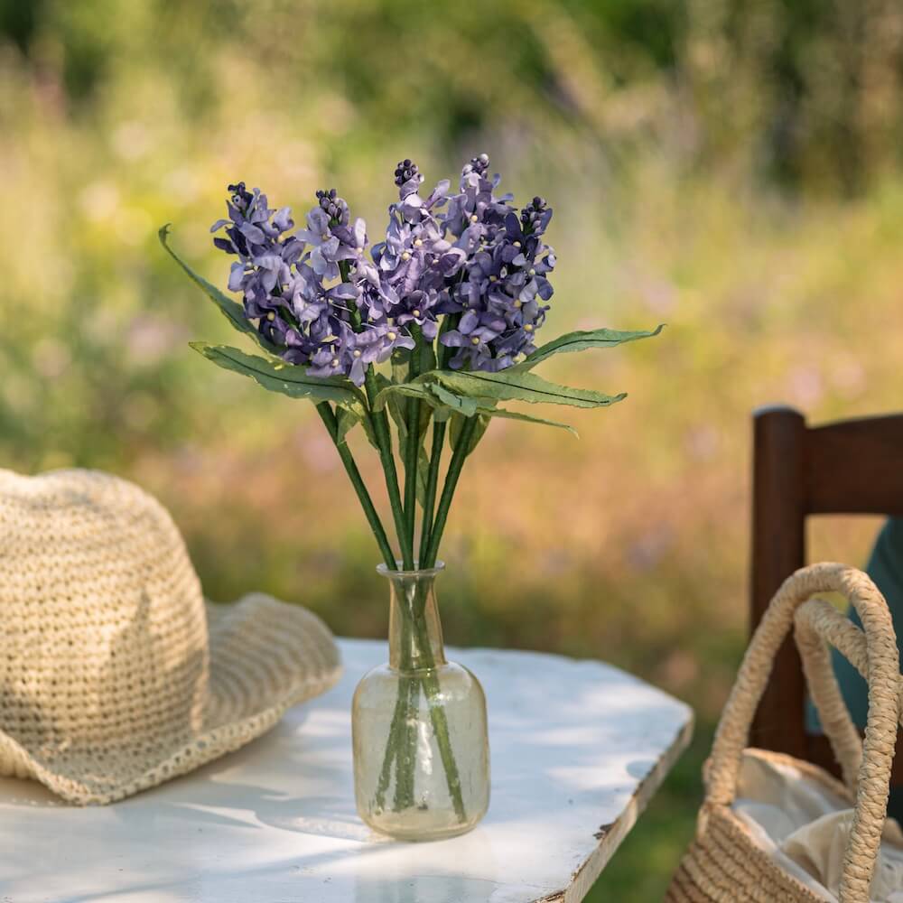 Flowrette Lila fleur en papier violette x1 sans entretien