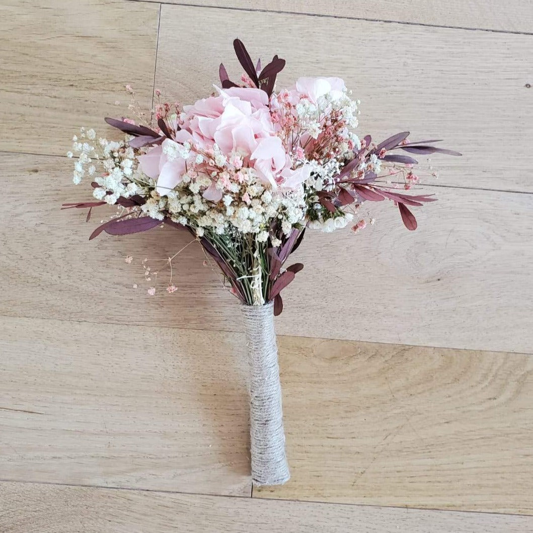 Ateliers Ouchamp Mariage Rue de Prague bouquet mariée hortensia