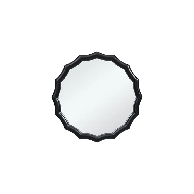 Sia Home Ondine 38 cm miroir rond blanc