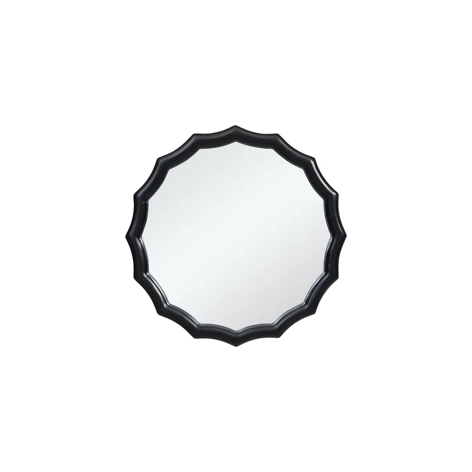 Sia Home Ondine 38 cm miroir rond blanc