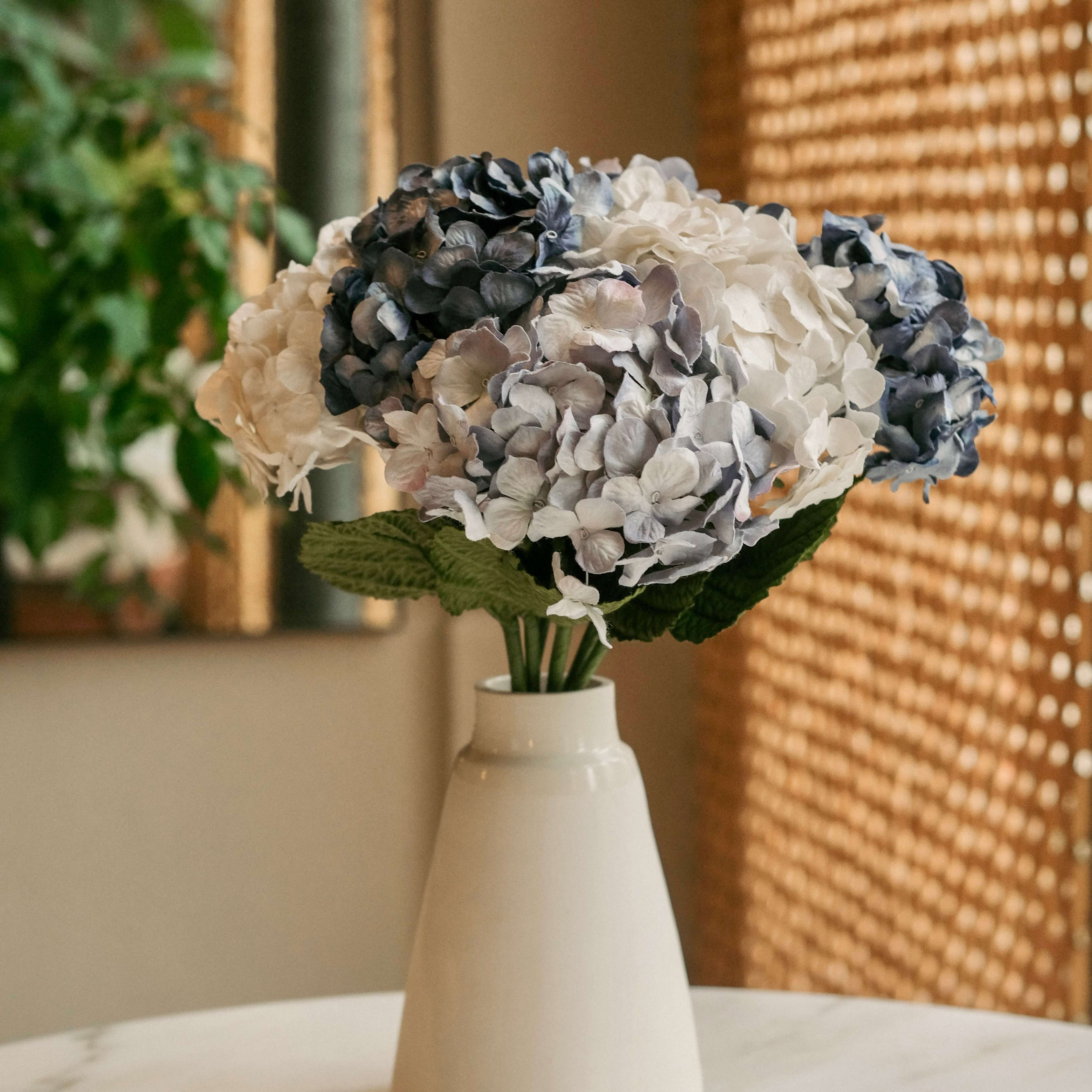 Flowrette Fleurs en papier Bouquet Baya bouquet papier bleu