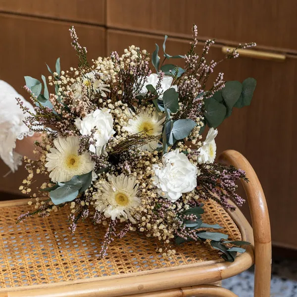 Flowrette Mouffetard bouquet stabilisé multicolore gerberas