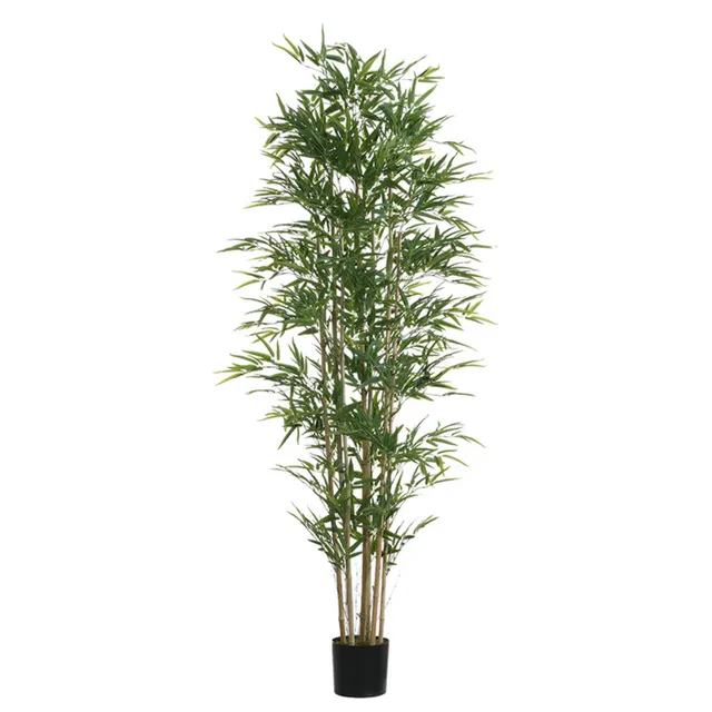 Sia Home Bambou arbre artificiel vert 210 cm en pot