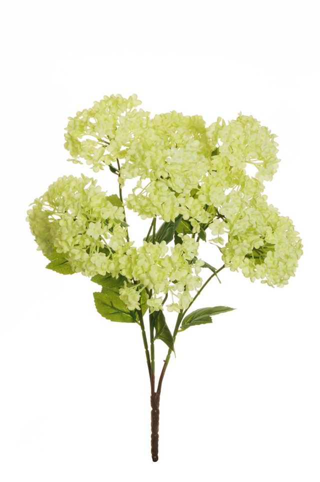Feuillazur Rungis viburnum tige artificielle 47cm vert bouquet