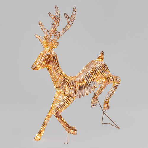 Feuillazur Rungis Renne RGX Rose Gold renne 600 LED H110 cm