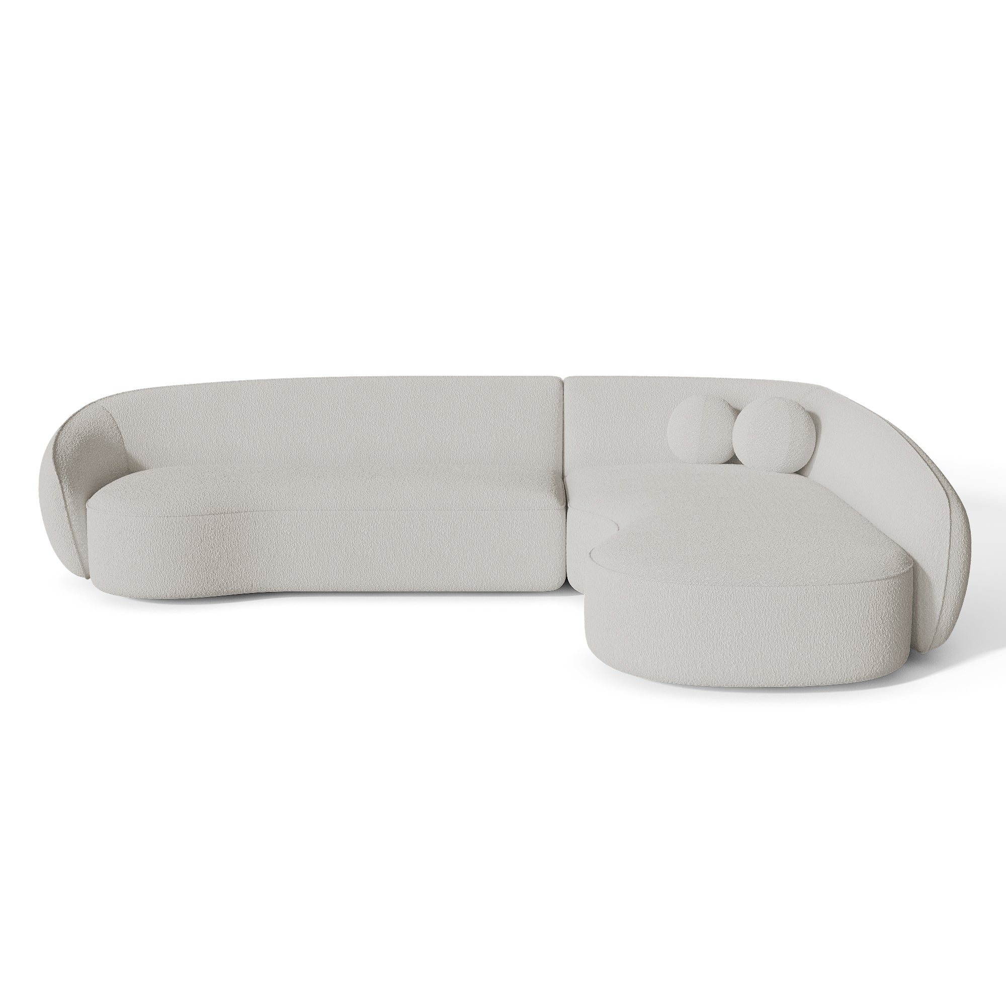 Sia Home Canapés Cooper angle droit canapé blanc cassé