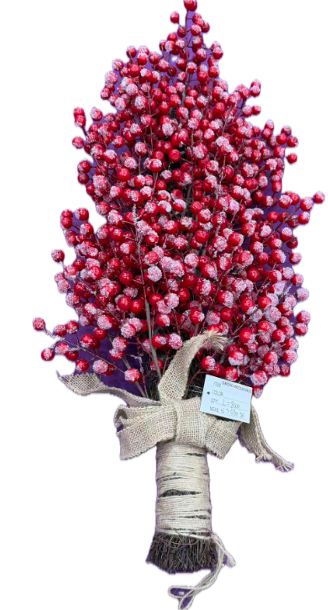Feuillazur Rungis Produits de saison Bouquet de baies 80cm rouge