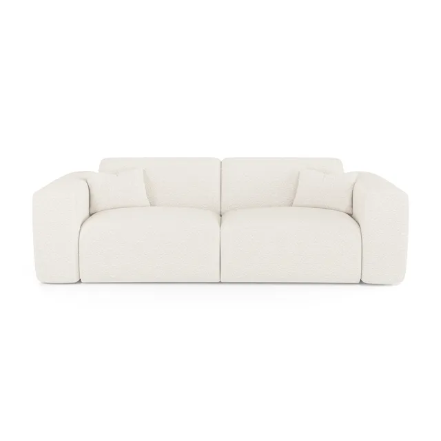 Sia Home Myra canapé convertible crème assise arrondie