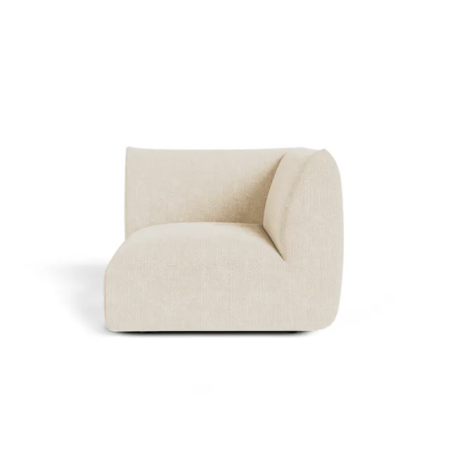 Sia Home Nooma module d'angle canapé crème salon